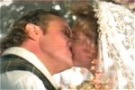 Wedding Kiss between Christy & Neil